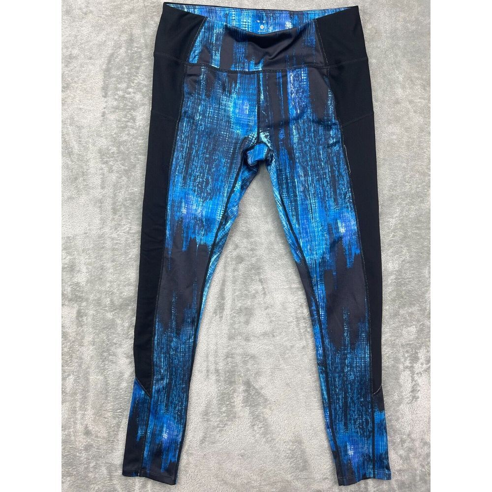 LAYER 8 Women's Qwick-Dry Leggings Workout Pants Blue Athletic Size Small